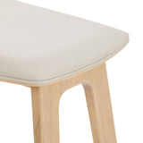 3620338600-413 : Bar Chair Beryl Upholstered Bar Height Stool (30in) - 2 pack, Blonde/Sesame PU Leather
