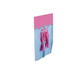 3665-028 : Accessories Extra Curtain Panel For Mid Loft Beds, Pink + Light Blue