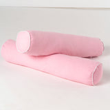 3730-023 : Accessories Bolster Covers (set of 2), Soft Pink + White