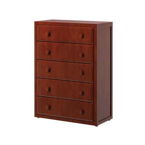 4150-003 : Furniture 5 Drawer Dresser, Chestnut