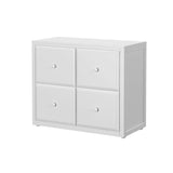 4440-002 : Furniture 4 Drawer Cube Unit, White
