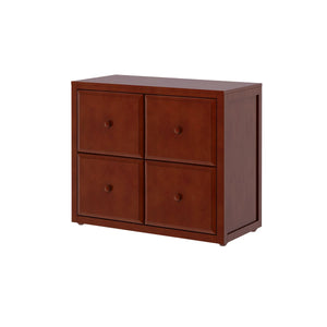 4440-003 : Furniture 4 Drawer Cube Unit, Chestnut