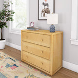 4530-001 : Furniture 3 Drawer Dresser, Natural