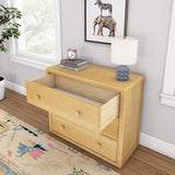 4530-001 : Furniture 3 Drawer Dresser, Natural