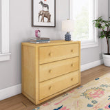 4530-001 : Furniture 3 Drawer Dresser, Natural