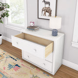 4530-002 : Furniture 3 Drawer Dresser, White