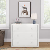 4530-002 : Furniture 3 Drawer Dresser, White