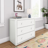 4530-002 : Furniture 3 Drawer Dresser, White