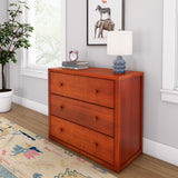 4530-003 : Furniture 3 Drawer Dresser, Chestnut