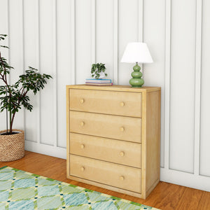 4540-001 : Furniture 4 Drawer Dresser, Natural