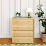 4540-001 : Furniture 4 Drawer Dresser, Natural