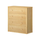 4540-001 : Furniture 4 Drawer Dresser, Natural