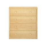 4540-001 : Furniture 4 Drawer Dresser, Natural