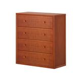 4540-003 : Furniture 4 Drawer Dresser, Chestnut