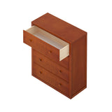 4540-003 : Furniture 4 Drawer Dresser, Chestnut