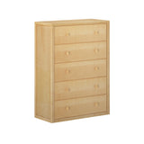 4550-001 : Furniture 5 Drawer Dresser, Natural