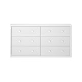 4560-002 : Furniture 6 Drawer Dresser, White