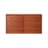 4560-003 : Furniture 6 Drawer Dresser, Chestnut