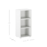 4633-002 : Bookcase Low Bookcase, White - 15"