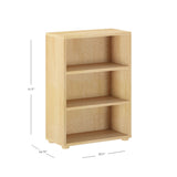 4635-001 : Bookcase Low Bookcase, Natural - 22.5"