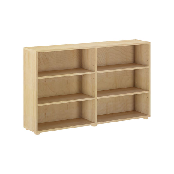 4660-001 : Bookcase Low Bookcase, Natural - 52.5