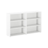 4660-002 : Bookcase Low Bookcase, White - 52.5"