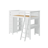 Loft Bed Storage Study
