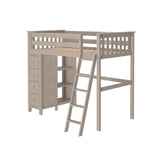 71-920-152 : Loft Beds All in One Loft Bed with Storage, Stone