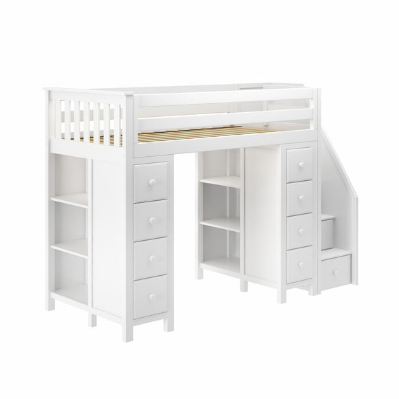 Staircase Loft Bed Storage + Storage