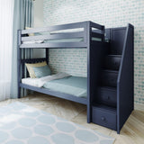 71-982-131 : Bunk Beds Twin/Twin Staircase Bunk, Blue