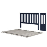 710063-131 : Component High Bottom Full Bed-End, 1x T/F Panel and Full Slats, Blue