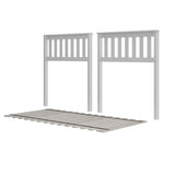 710111-002 : Component Slat Low Loft Bed Ends & Slat Roll, White
