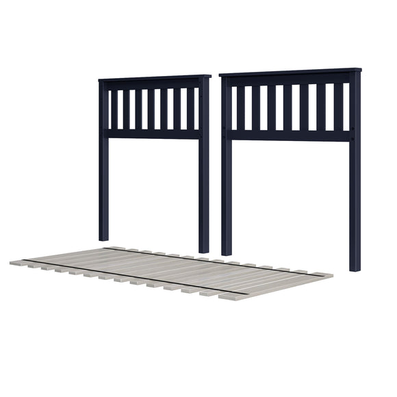 710111-131 : Component Slat Low Loft Bed Ends & Slat Roll, Blue
