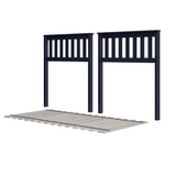 710111-131 : Component Slat Low Loft Bed Ends & Slat Roll, Blue