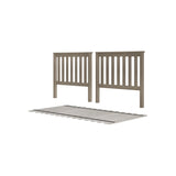 710151-152 : Component Slat Twin over Twin High Bed Ends w/ Twin Slats Roll, Stone