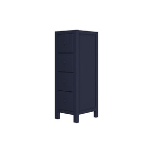 710240-121 : Component Narrow 4 Drawer Dresser, Grey