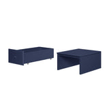 710650-131 : Component Bottom Step w/ Long Drawer, Blue