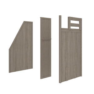 710661-002 : Component High Loft Bannister & Bed-End w/ Opening, White