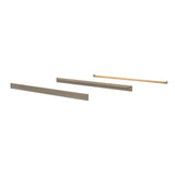 710705-152 : Component Full Bed Side Rails incl. Support Bar, Stone