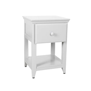 714211-002 : Furniture 1 Drawer Nightstand, White
