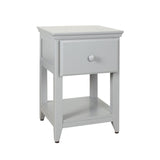 714211-121 : Furniture 1 Drawer Nightstand, Grey
