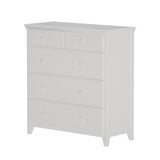 714323-002 : Dresser 2 over 3 Drawer Dresser, White