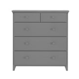 714323-121 : Dresser 2 over 3 Drawer Dresser, Grey