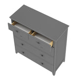 714323-121 : Dresser 2 over 3 Drawer Dresser, Grey