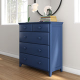 714323-131 : Dresser 2 over 3 Drawer Dresser, Blue