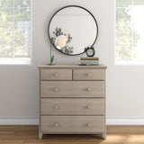 714323-152 : Dresser 2 over 3 Drawer Dresser, Stone