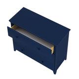 714330-131 : Dresser 3 Drawer Dresser, Blue