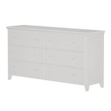 714360-002 : Dresser 6 Drawer Dresser, White