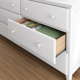 714360-002 : Dresser 6 Drawer Dresser, White