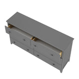 714360-121 : Dresser 6 Drawer Dresser, Grey